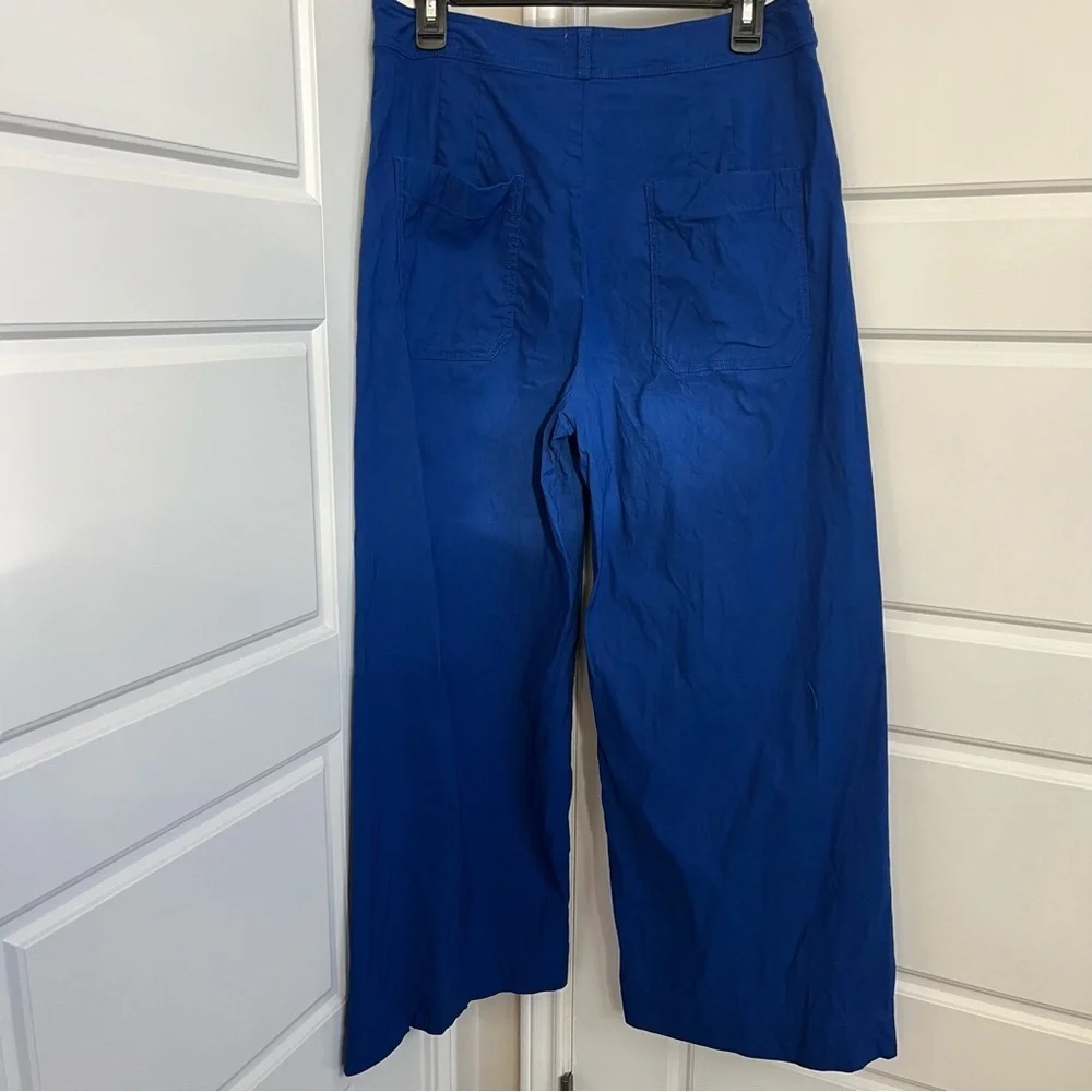 Maeve Wide-Leg Pants in Cobalt Blue - Picture 5 of 8